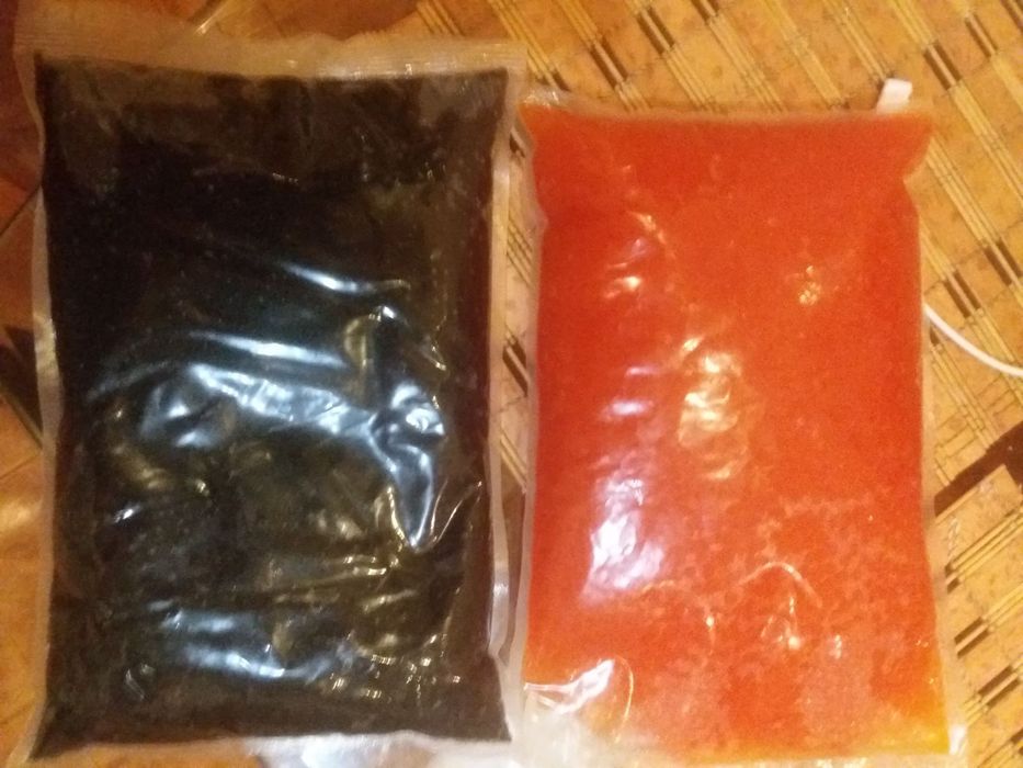 Имитированная икра лососевая, кета, лосось, кижуч, осетр, щука