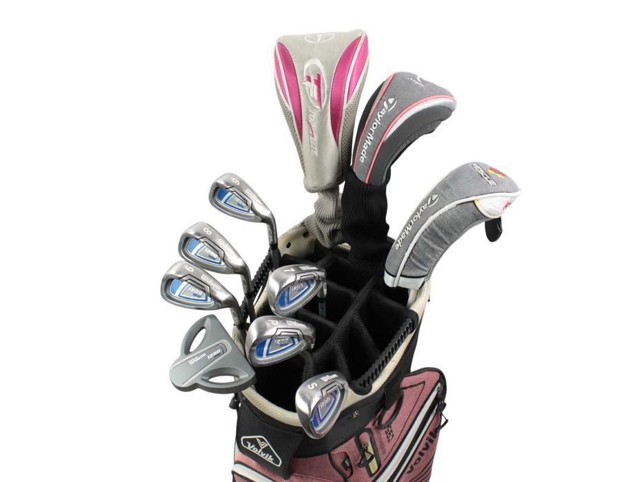 Zestaw damski Taylormade Wilson VOLVIK kije golfowe do golfa L-flex