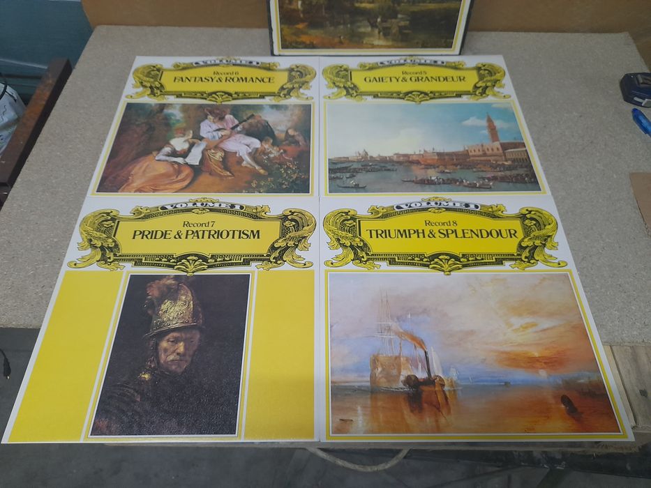 Colecção de discos de música clássica