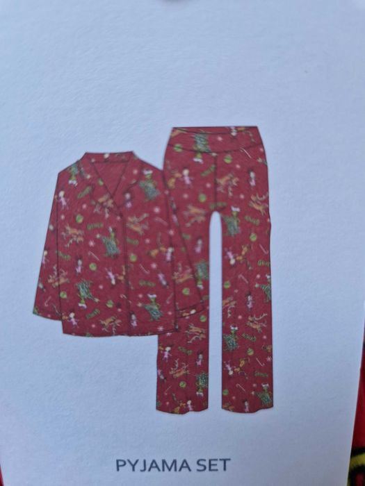 Ciepła piżama rozpinana Grinch z weluru PRIMARK