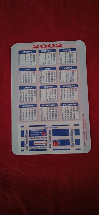 Calendário de bolso Soft Club Informática