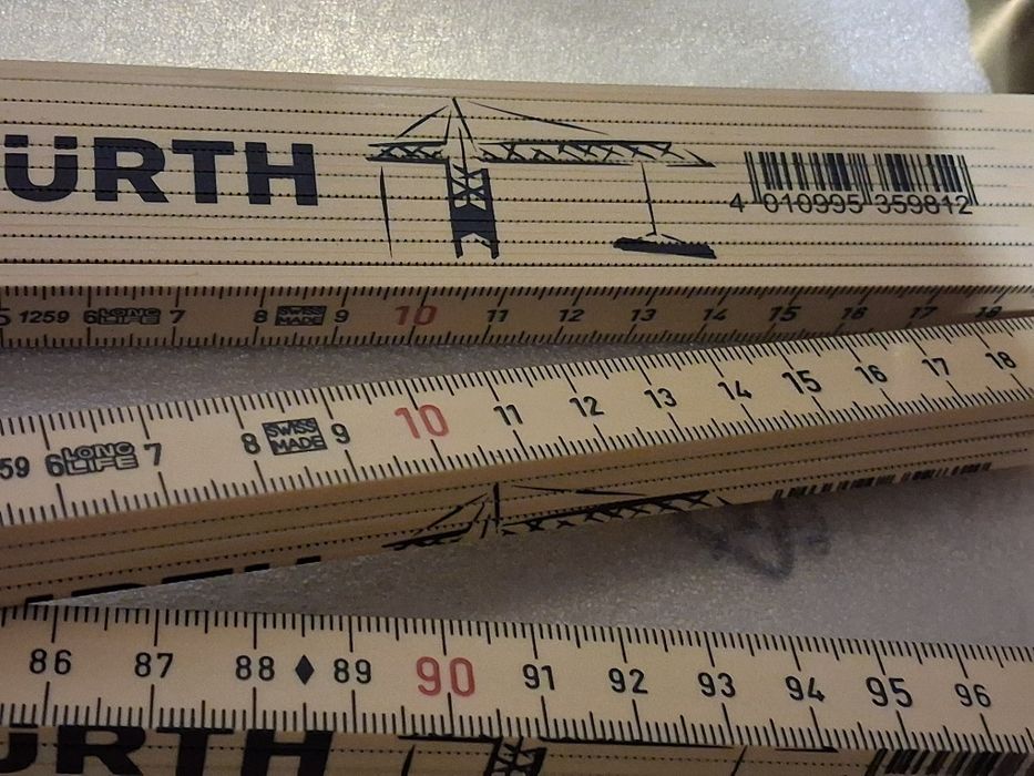 Miary Wurth 2 m. Nowe. Dwie sztuki