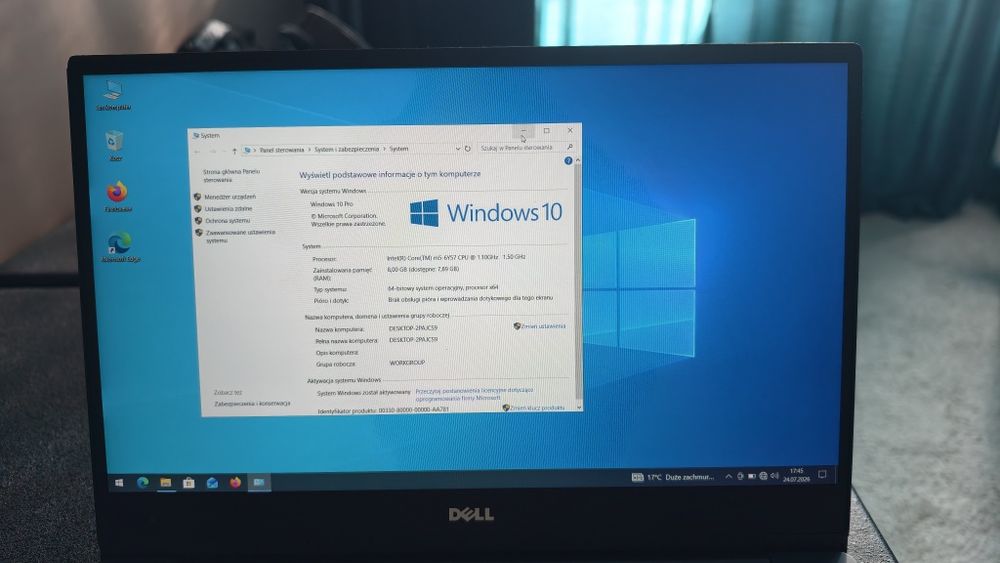 Laptop Dell Latitude 7370 m5 8GB 256GB Nvme Win 10 Pro