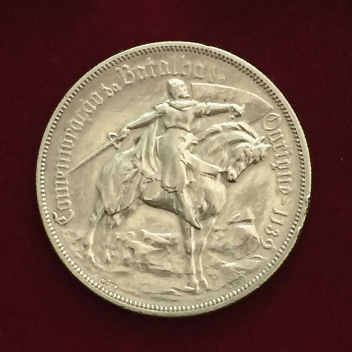 10 Escudos 1928 Batalha de Ourique - prata
