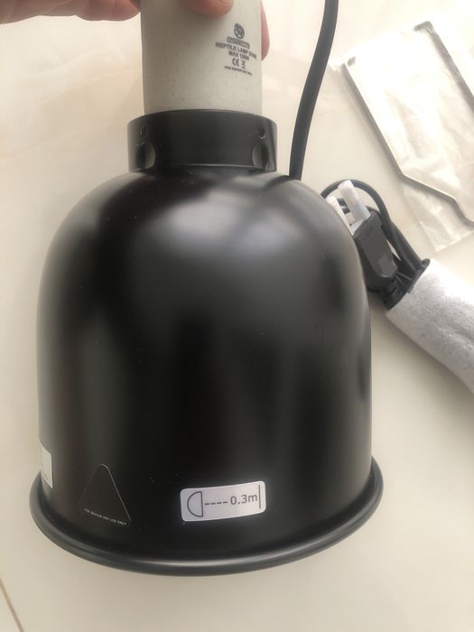 5-дюймова лампа для рептилій в тераріум