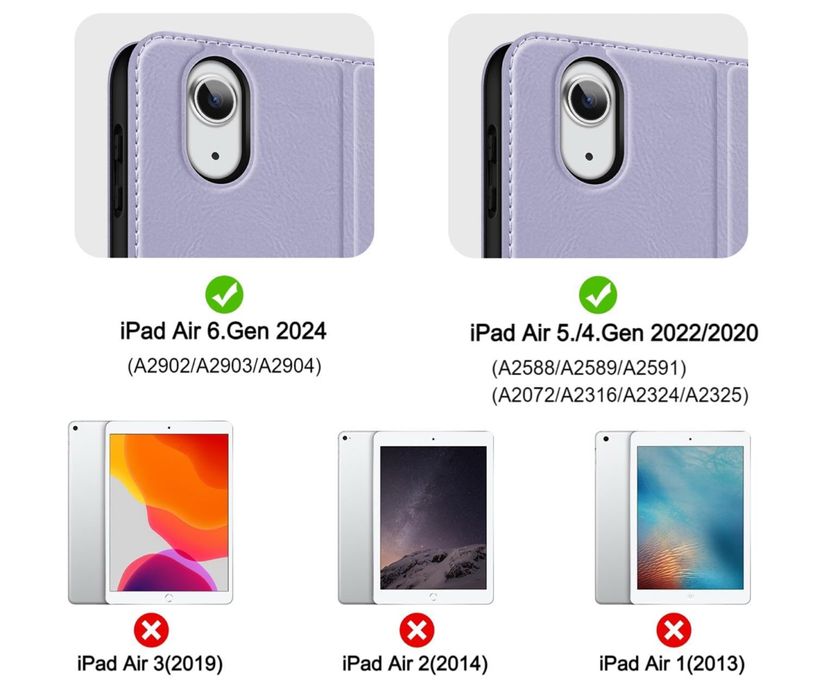 Etui HOLIMET iPad Air 6/5/4 11"/10.9" z miejscem na rysik