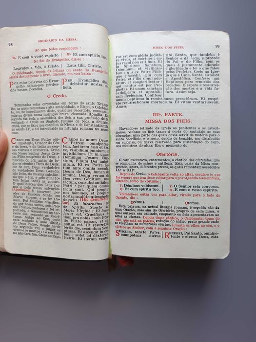 Missal Romano Antigo – Edição Clássica em Encadernação Tradicional