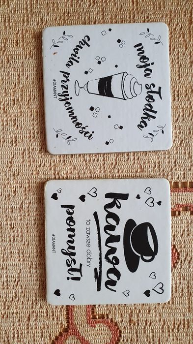 Podkładki pod napoje z korka