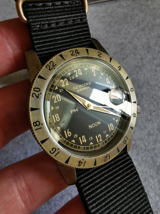 Zegarek Glycine Airman GL0379 Automatic koperta 40mm + pasek nato