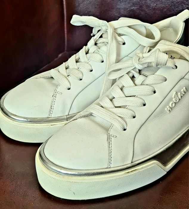 Stylowe Białe Sneakersy HOGAN Rozmiar 38 - Idealne na Co Dzień!