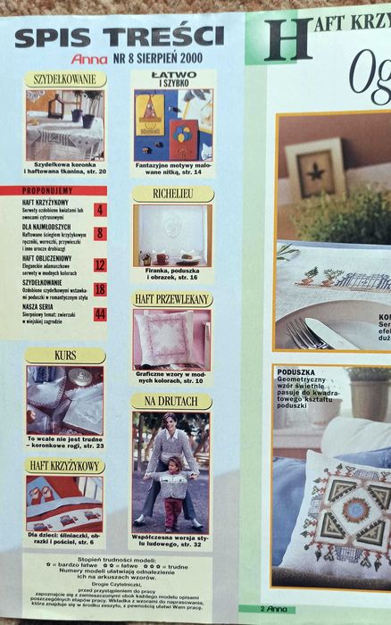Anna Burda Czasopismo Nr 2000/08