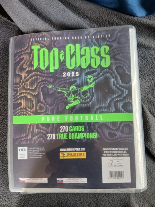 Album z kartami top class 2025 panini