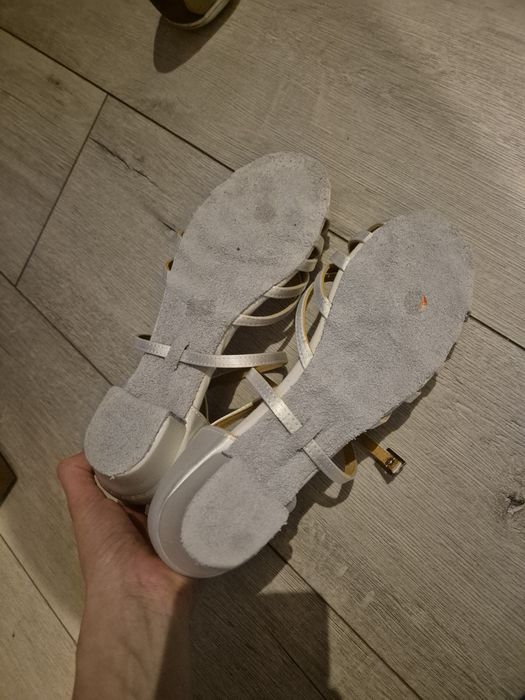 Buty taneczne białe, BURTAN "Havanna" - obcas 3.5cn
