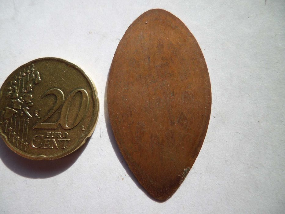 Peça feita a partir de moeda , Santiago de Compostela