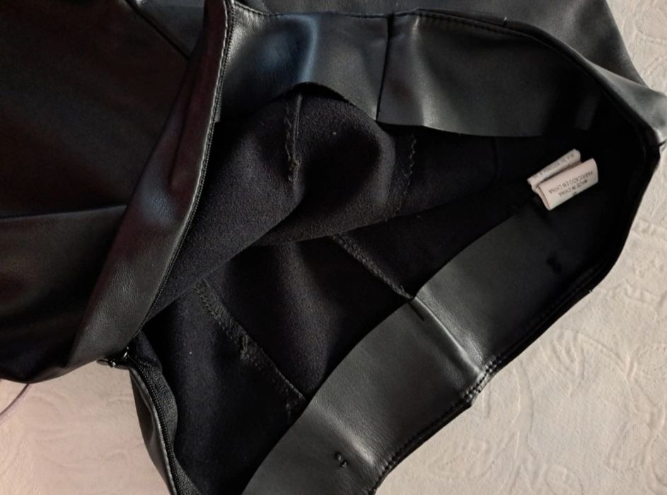 Calcoes de napa pretos xs