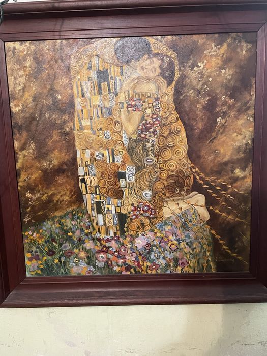 Klimt Pocałunek obraz na płótnie