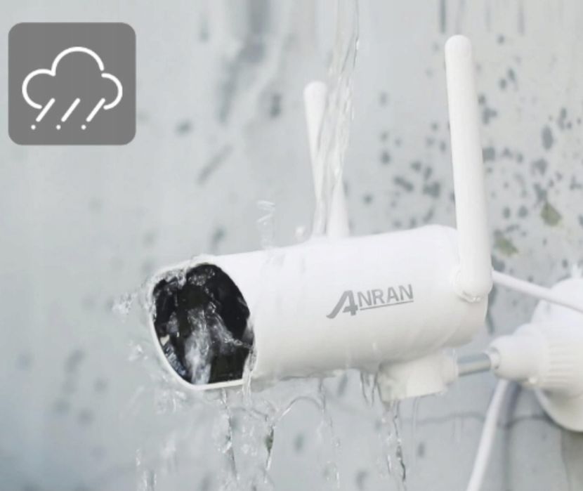 Anran B04 kamera nadzorująca WiFi HD 1080P z detekcją ruchu biała D01