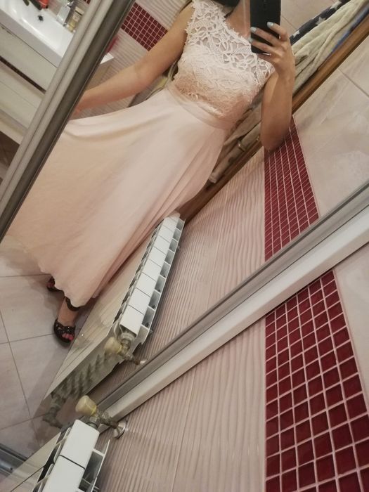 Nowa sukienka zwiewna maxi długa wesele osiemnastka urodziny 38 M s/m