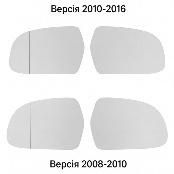 Вкладиш дзеркала з підігрівом Audi A3 A4 A5 A6 A8 Q3