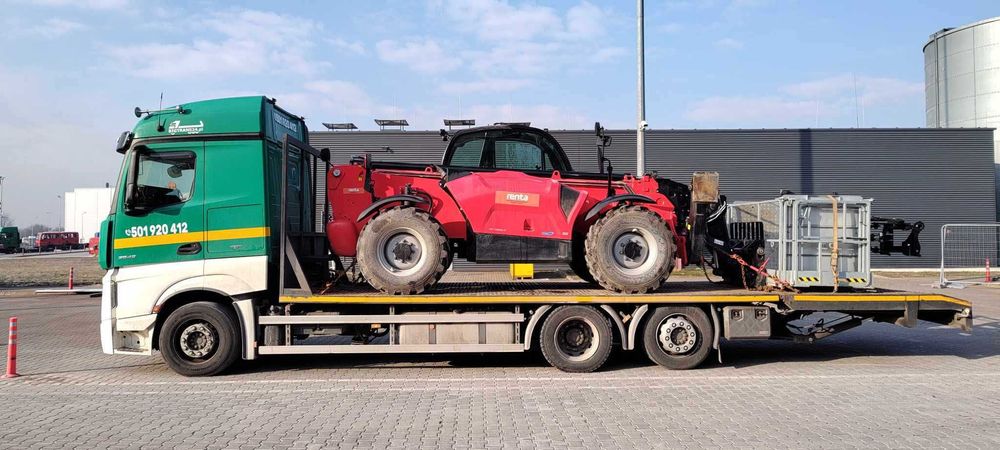 Tiefbett usługi transportowe naczepa tiefbett naczepa niskopodwoziowa.