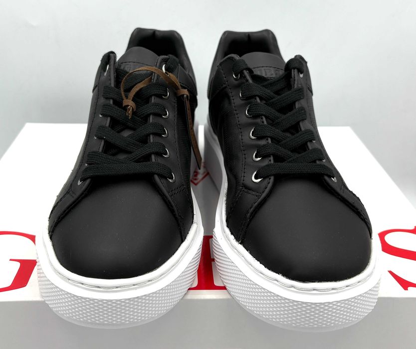 ‼️Nowe oryginalne sneakersy trampki GUESS Ivee czarne 38 AZ 266 skóra