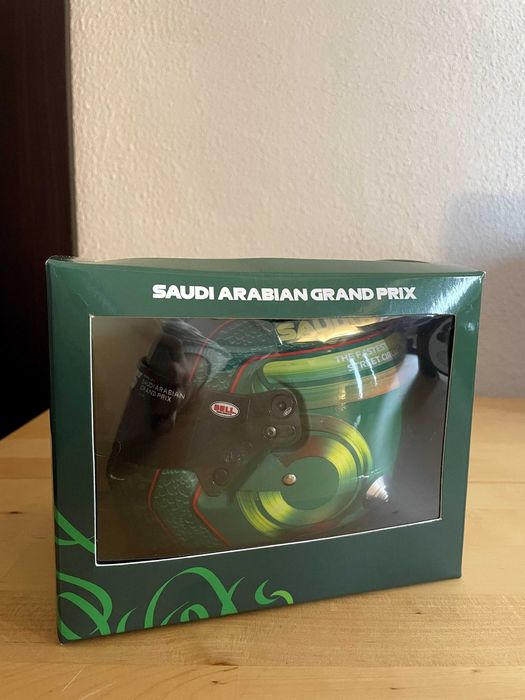 Bell Mini Helmet 1:2 – Formula 1 Saudi Arabian GP 2025 Limited Edition