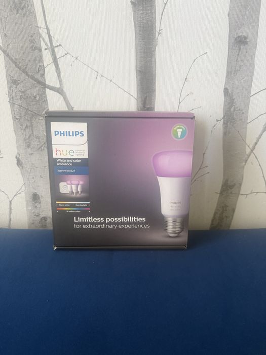 Zestaw Philips Hue 3xe27 i mostek