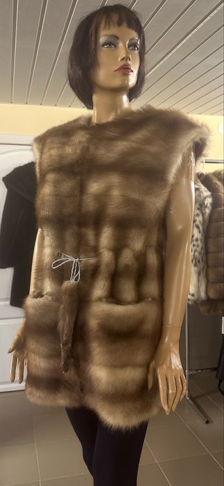 Рр 46-48. Куница. Шуба жилет. Новая