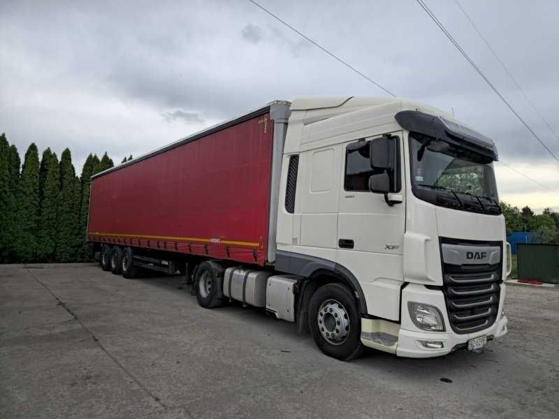 DAF XF 480 FT  SPACE CAB 2018r + naczepa KOEGEL SN24 plandeka standard 2018r