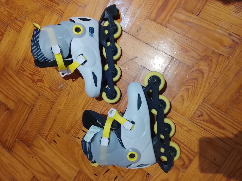 Patins em linha usados 1x