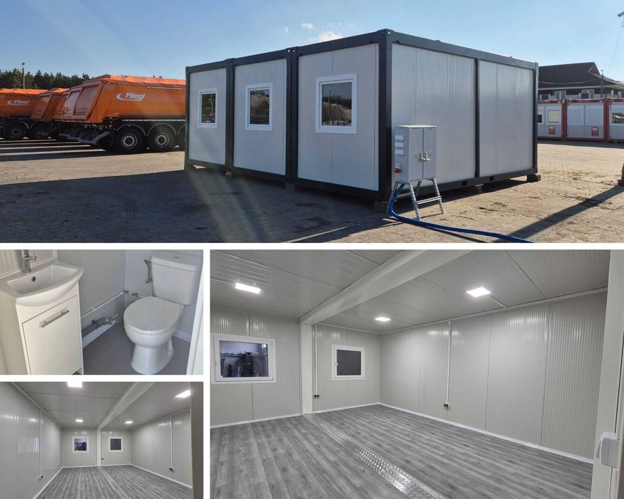 Kontener mieszkalny 6×5 m - 30m2/ magazyn/domek letniskowy/ OKAZJA