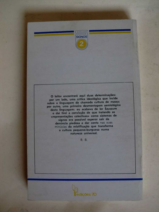 Mitologias
de Roland Barthes