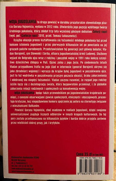 Książka "Moja Jugosławia" Goran Vojnović