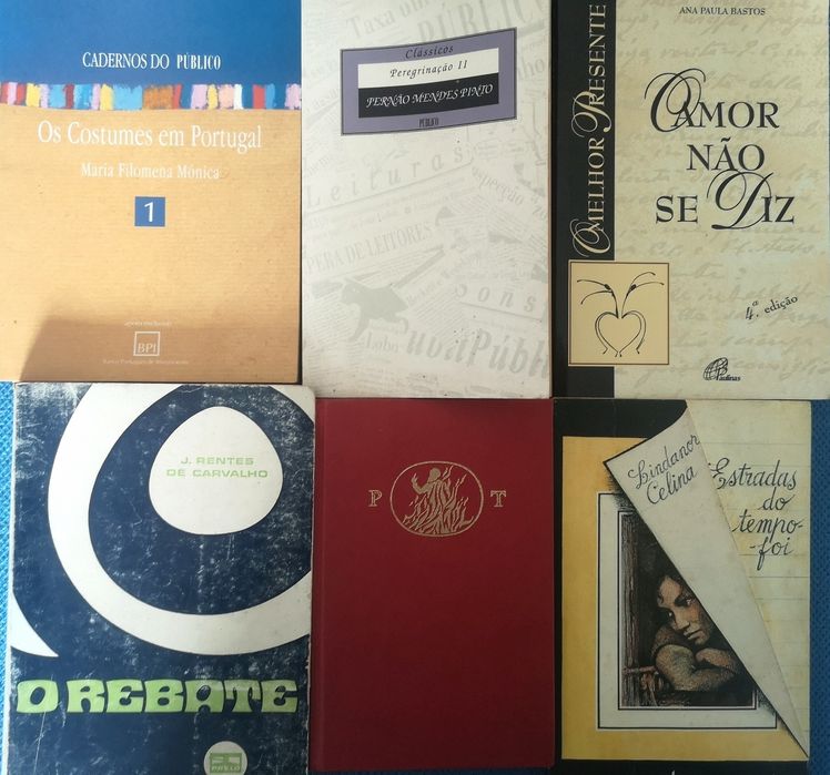 Livros Autores portugueses e lusófonos