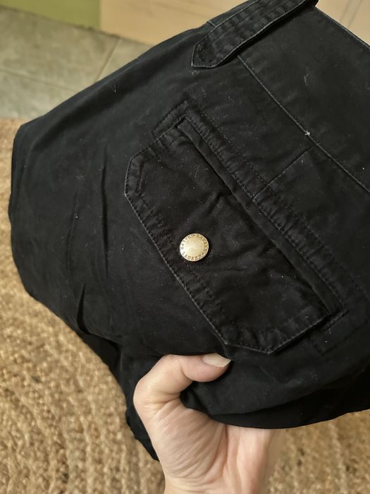 Czarne damskie bawełniane spodnie Ralph Lauren