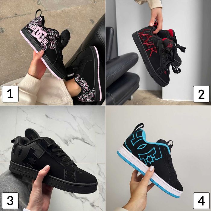 Кроссовки DC Shoes Graffik Slayer Court Кросівки Дс Курт Слеєр 36-45