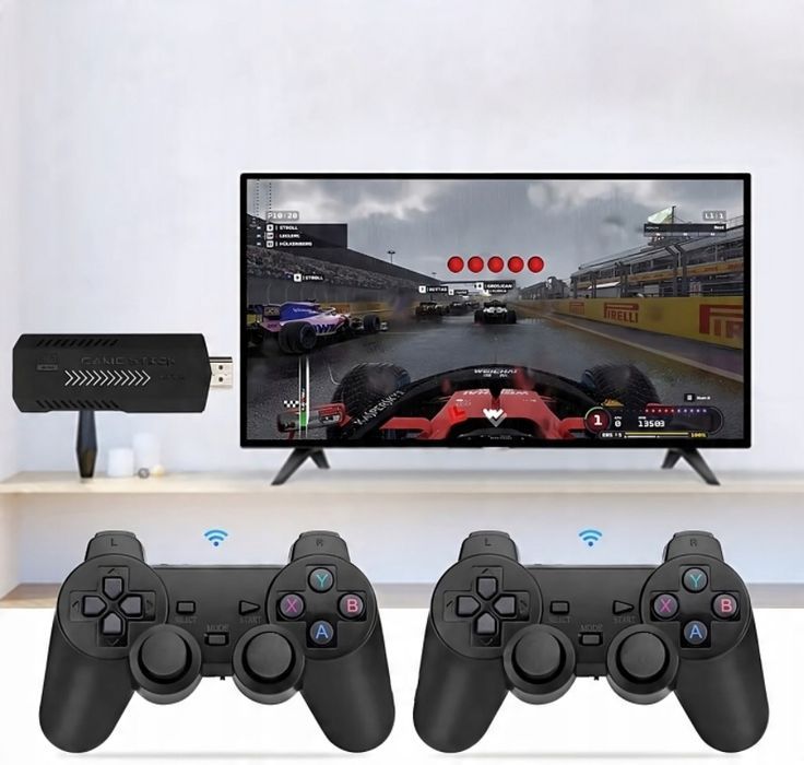 Konsola Retro Game 4K Stick X2 Hdmi 64 Gb Bezprzewodowa 2 Pady 35Tyś