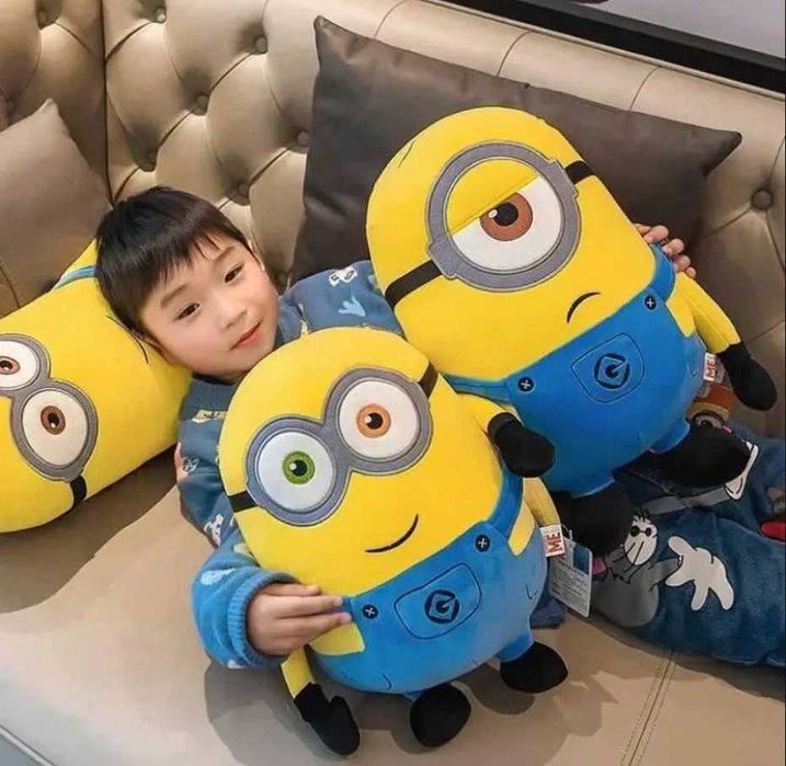 М'які плюшеві іграшки Міньйони Стюарт, Мел, Боб (Розміри 30, 40, 50)