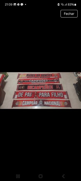 Varios echarpes, bufandas