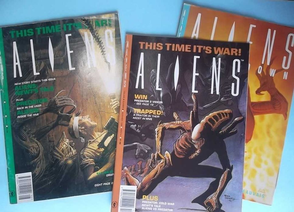 ALIENS (Magazine UK) , Volumes 1&2 , Dark Horse International.