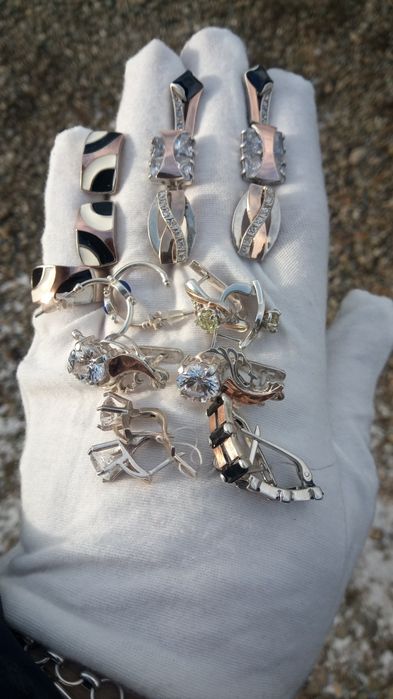 Сережки срібні 925 проба