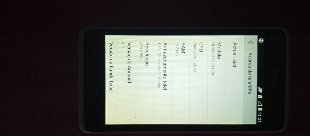 Venda.   Huawei    y530