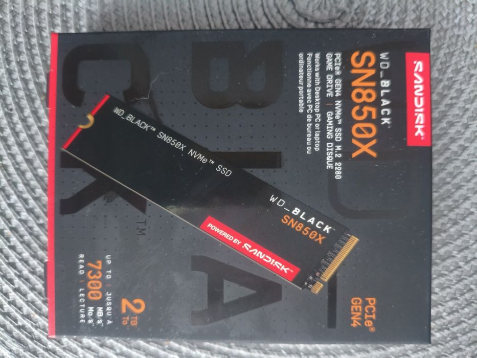 Wd_black SN850X SSD M.2 2280 NVMe SSD 2 TB