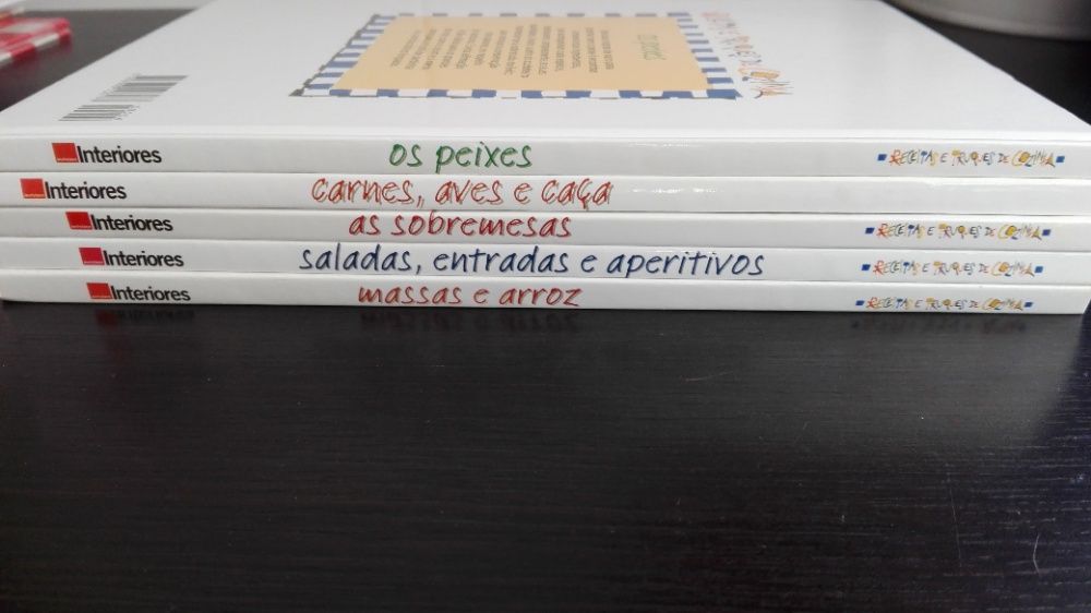 Diversos livros de culinária