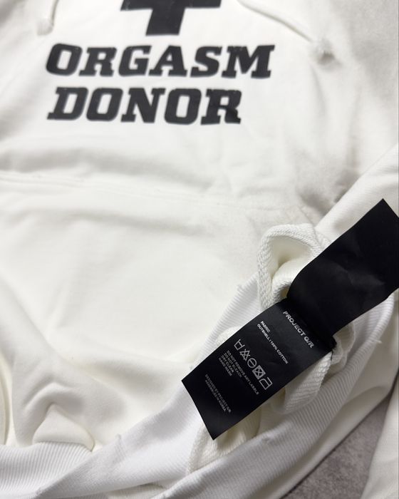 Худі худи Grailz Project G/R Orgasm Donor washed white opium S-M