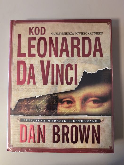 Dan Brown - Kod Leonarda Da Vinci - specjalne wydanie ilustrowane - zafoliowane