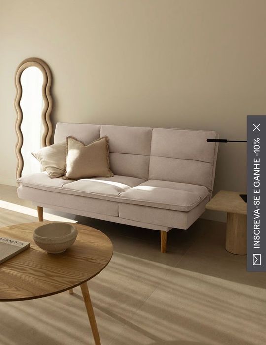 Sofá cama sklum amarelo