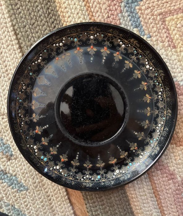 Bule de Chá do Gibson & Sons pintado á mão