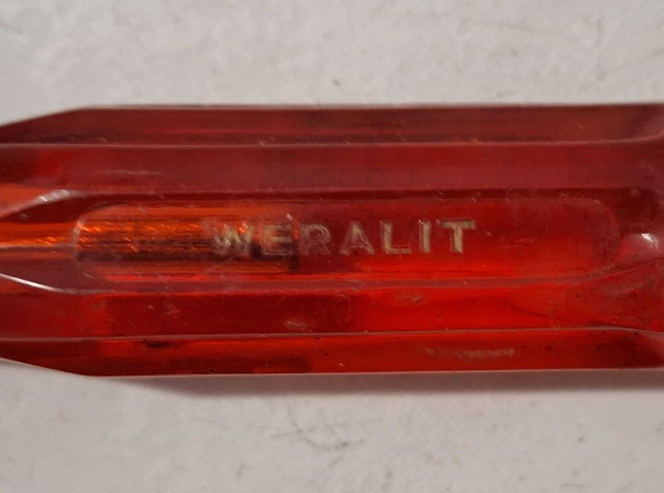 Chave de fendas de eletricista 10.000v, Weralit, vintage, Germany