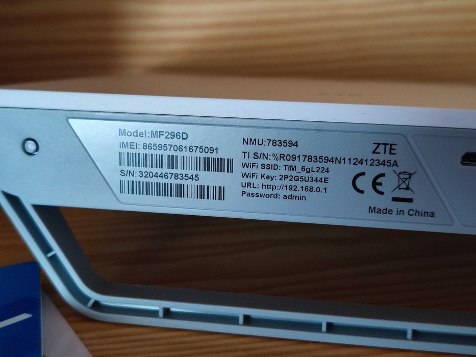 Router ZTE MF296D 4G+ Cat.12/13 SIM Roteador